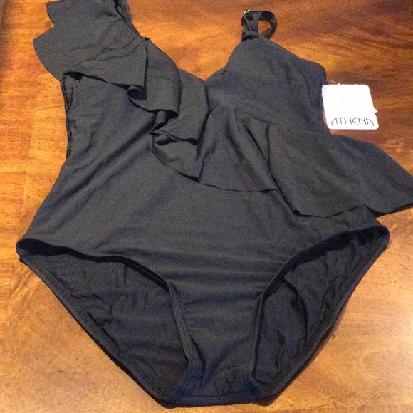 NWT $99 ATHENA SAMBA ASYMMETRICAL ONE PIECE - Picture 2 of 9